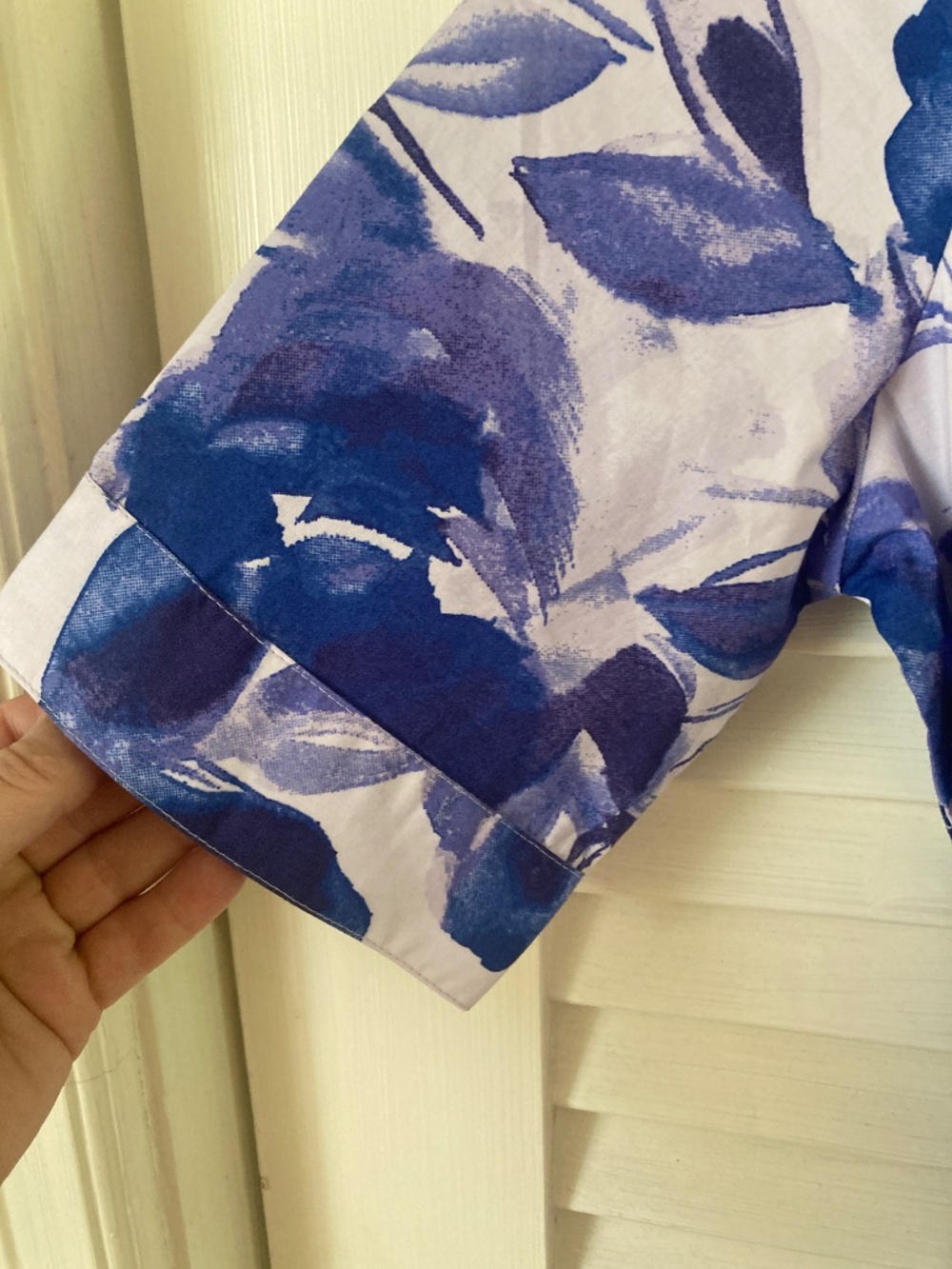 Calvin Klein Women's Summer Cotton Floral-Print Shirt Dress Size 6 - Picture 3 of 7